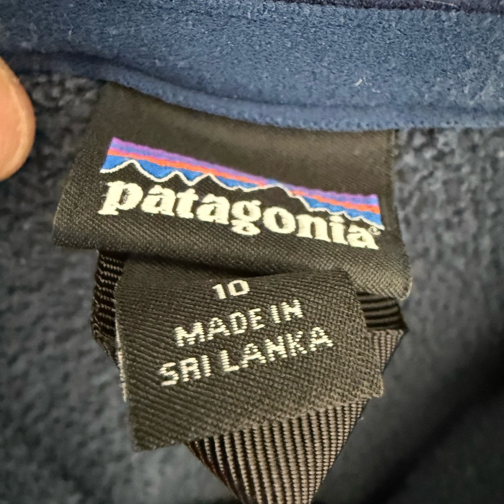 Patagonia Kids Dark Blue Pullover Jacket - Picture 4 of 4